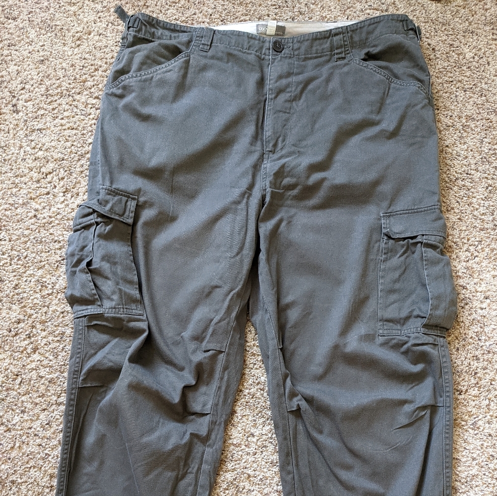 ASOS women's army green cargo jogger pants